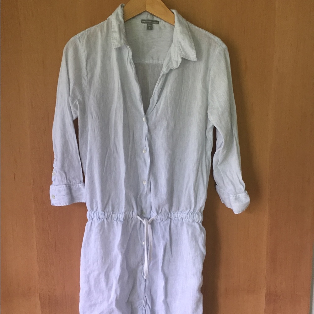 James Perse Light Blue TShirt Dress Coverup